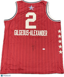 Shai Gilgeous-Alexander Signed All-Star Jersey JSA Autographed