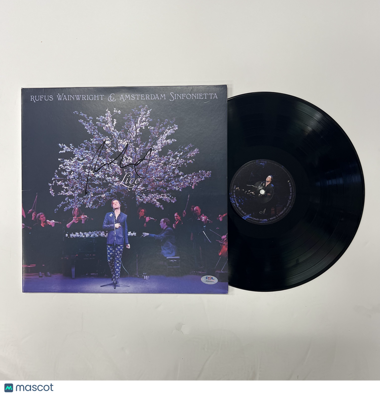 Rufus Wainwright  Signed Rufus  & Amsterdam Live Album Vinyl PSA