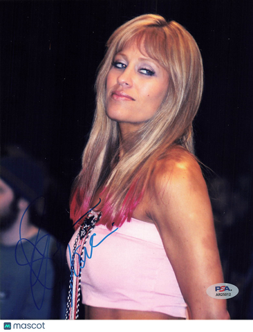 Lilian Garcia Signed Wrestling 8x10 Photo PSA Autographed