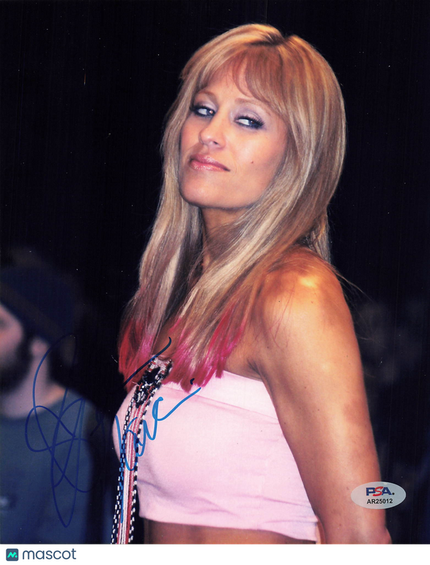 Lilian Garcia Signed Wrestling 8x10 Photo PSA Autographed