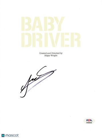 Lanny Joon Signed 8.5x11 Photo PSA Autographed Baby Driver