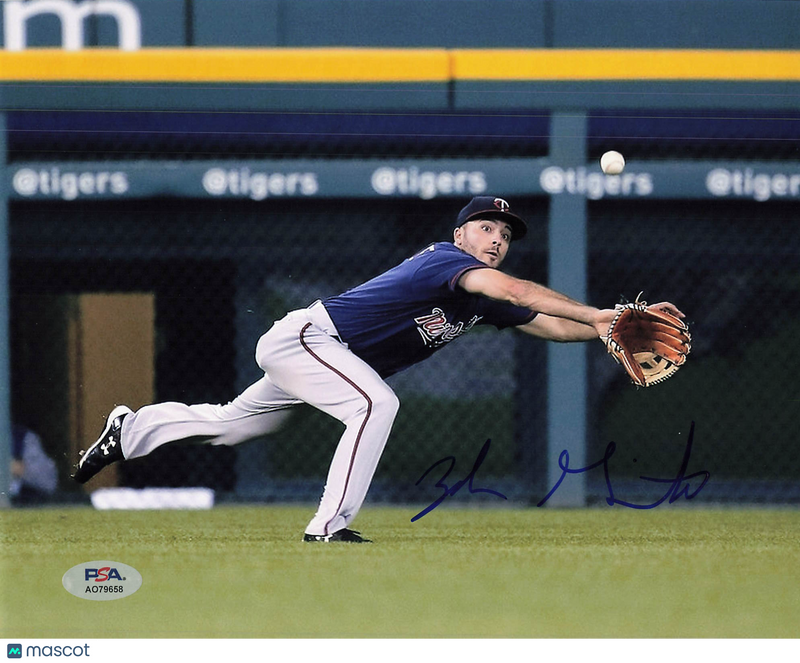 Zack Granite Minnesota Twins Signed 8x10 Photo PSA