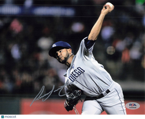 Alex Torres San Diego Padres Signed 8x10 Photo PSA