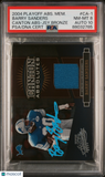 Barry Sanders 2004 Playoff Abs Mem Canton Jsy BronzeCA-1 Signed Card PSA8 Auto10