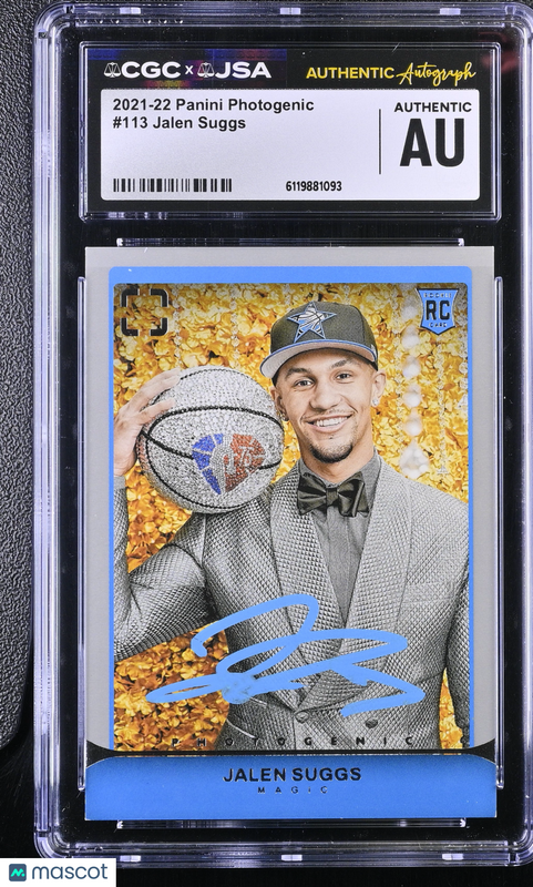 Jalen Suggs 2021-22 Panini Photogenic #113 Signed Card CGC Auth JSA Auto Auth