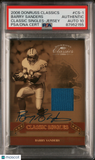 Barry Sanders 2006 Donruss Classic Singles Jersey#CS-1 Signed Card PSA A Auto 10
