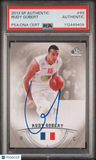 2013 SP Authentic #49 Rudy Gobert Signed Card PSA A Auto A Autographed