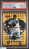 1996 Bowman's Best #32 Roger Clemens Atomic Refractor signed card PSA 10 Auto 10