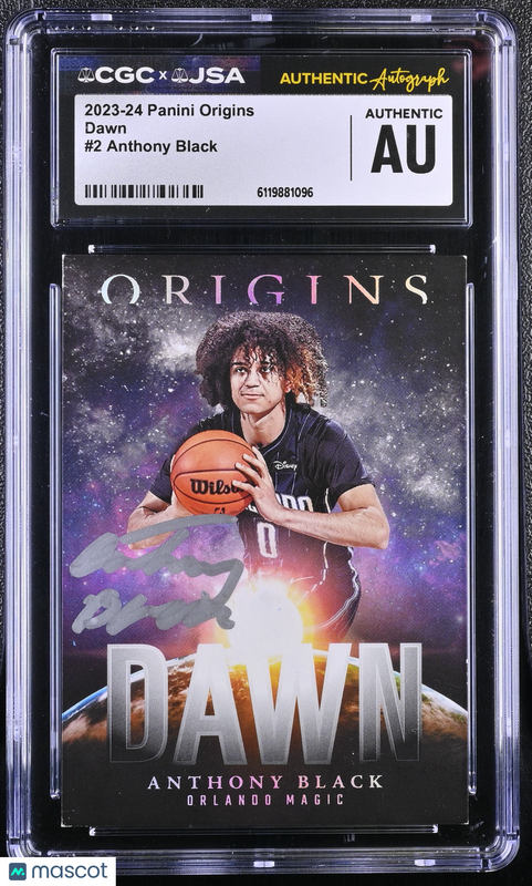 Anthony Black 2023-24 Panini Origins #2 Dawn Signed Card CGC Auth JSA Auto Auth