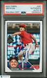 Joe Ryan 2023 Topps #467 Signed Card PSA A Auto 10 Autographed