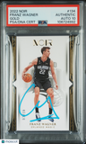 2022 Panini Noir #134 Franz Wagner Gold signed card PSA A Auto 10