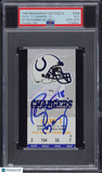 1998 Indianapolis Colts Peyton Manning NFL Win #1 PSA 3