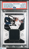 2024 Panini Treas Patches #CWS 29/49 Caleb Williams Signed PSA 8 Slabbed Bears