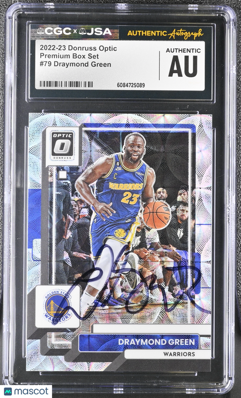 2022-23 Donruss Optic #79 14/249 Draymond Green Signed Card CGC Auth JSA Auto Au