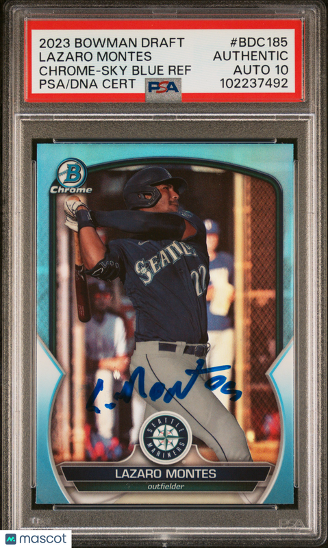 2023 Bowman Draft #BDC185 Lazaro Montes PSA A Auto 10