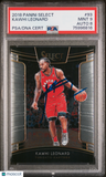 2018 Panini Select #93 Kawhi Leonard Signed Card PSA 9 Auto 8 Autographed