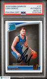 2018 Panini Donruss #177 Luka Doncic signed card PSA A Auto 10 Mavericks