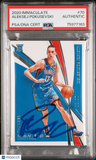 2020 Panini Immaculate Collection #70 Aleksej Pokusevski Signed Card PSA Auto