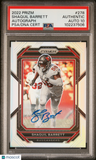 2022 Panini Prizm #278 Shaquil Barrett PSA A Auto 10