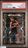 2021 Panini Obsidian #158 Franz Wagner E E Asia signed card PSA 9 Auto A