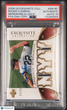 2006 UD Exquisite Col Mem #EM-RC Roger Clemens Gold 12/25 signed PSA A Auto 10
