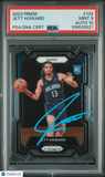 2023 Panini Prizm #132 Jett Howard signed card PSA 9 Auto 10