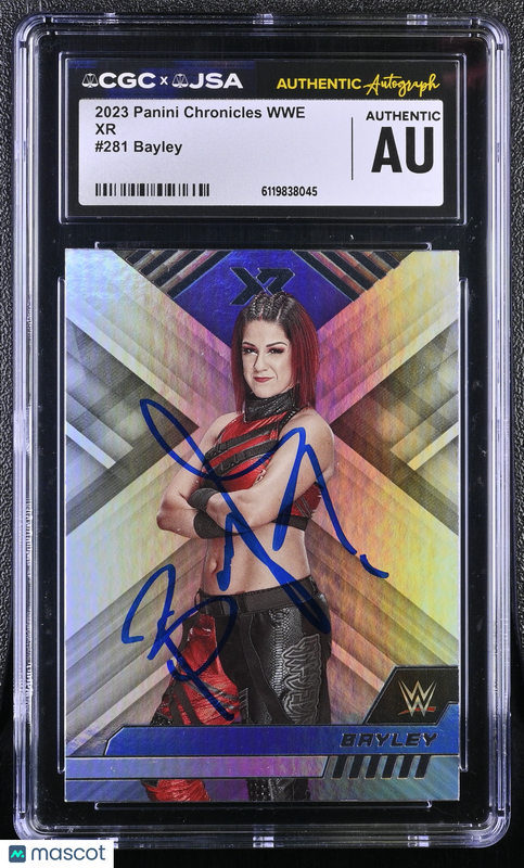 Bayley 2023 Panini Chronicles WWE #281 XR Signed Card CGC Auth JSA Auto Auth