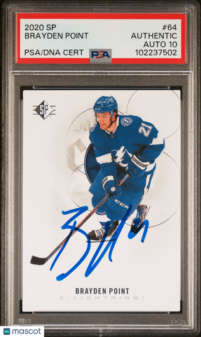 2020-2021 SP #64 Brayden Point PSA A Auto 10