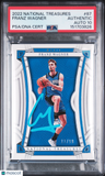 2022 Panini National Treasures #87 11/99 Franz Wagner Signed Card PSA A Auto 10 Autographed