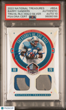 2022 National Treasures Treasures of the Hall Relics TRS/HL RLC-HOLO Silver #BSA Barry Sanders Signed Card AUTO 10 Slabbed Lions