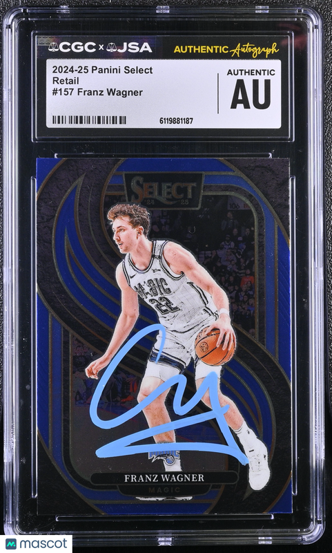 Franz Wagner 2024-25 Panini Select #157 Retail Signed Card CGC Auth JSA Auto Aut