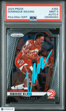 Dominique Wilkins 2024 Panini Prizm #282 Signed Card PSA 9 Auto 9 Autographed