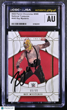 2022 National Treasures WWE #440 65/99 Rey Mysterio Signed Card CGC JSA