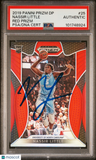 2019 Panini Prizm Draft Picks Red#25 Nassir Little Signed Card PSA Auto Autograp
