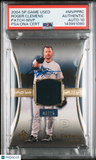2004 SP Game Used #MVPPRC 07/25 Roger Clemens Signed Card Auto 10 PSA Yankees