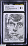 Dan Tearle 2016 Topps Star Wars Masterwork Luke Skywalker #1 of 1 CGC Auto JSA