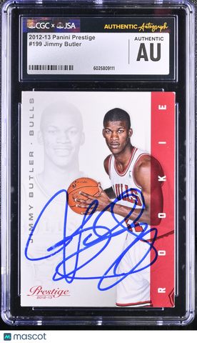 2012-13 Panini Prestige #199 Jimmy Butler signed card CGC