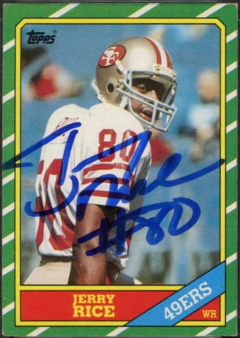 JERRY RICE signed 8x10 photo PSA/DNA San Francisco 49ers