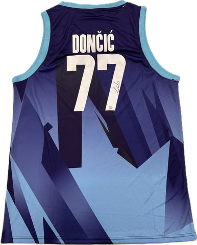 Luka Doncic signed jersey PSA/DNA Slovenia Dallas Mavericks Autographed