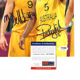 Matthew Dellavedova Patty Mills signed 11x14 photo PSA/DNA Australia Autographed