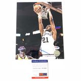 Tim Duncan signed 8x10 photo PSA/DNA San Antonio Spurs Autographed