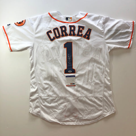 Carlos Correa signed jersey PSA/DNA Houston Astros Autographed Twins