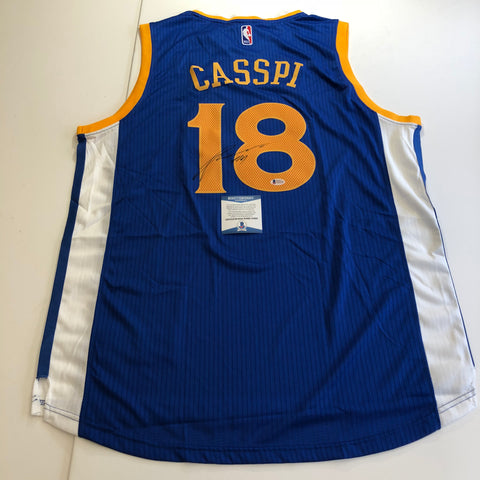 Omri Casspi signed jersey BAS Beckett Golden State Warriors Autographed