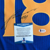 Omri Casspi signed jersey BAS Beckett Golden State Warriors Autographed