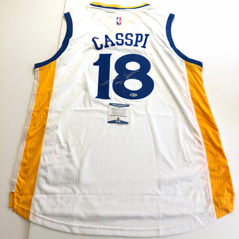 Omri Casspi signed jersey BAS Beckett Golden State Warriors Autographed