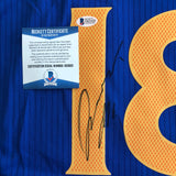 Omri Casspi signed jersey BAS Beckett Golden State Warriors Autographed