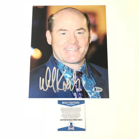 Dave Koechner signed 8x10 photo BAS Beckett Autographed