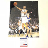 Tony Parker signed 11x14 photo PSA/DNA San Antonio Spurs Autographed