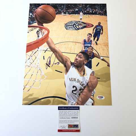Anthony Davis signed 11x14 photo PSA/DNA New Orleans Pelicans Autographed