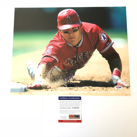 Mike Trout signed 11x14 photo PSA/DNA Los Angeles Angels Autographed